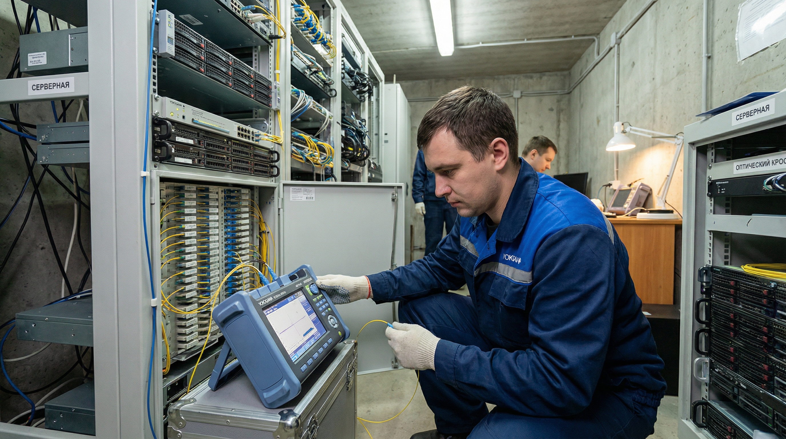 Аварийные работы по оптоволокну в Миассе