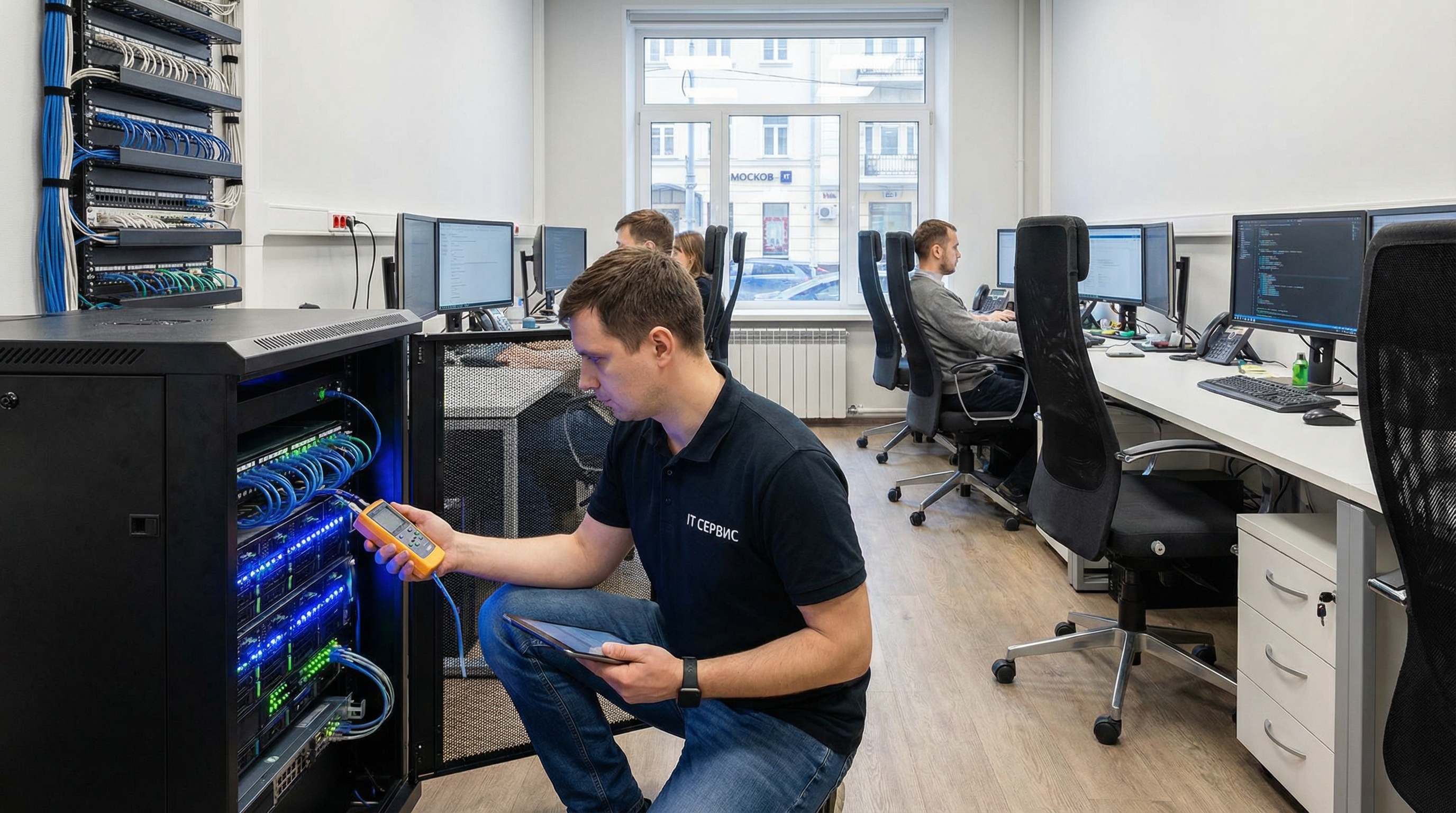 Обслуживание офисных сетей и компьютерной техники в Миассе